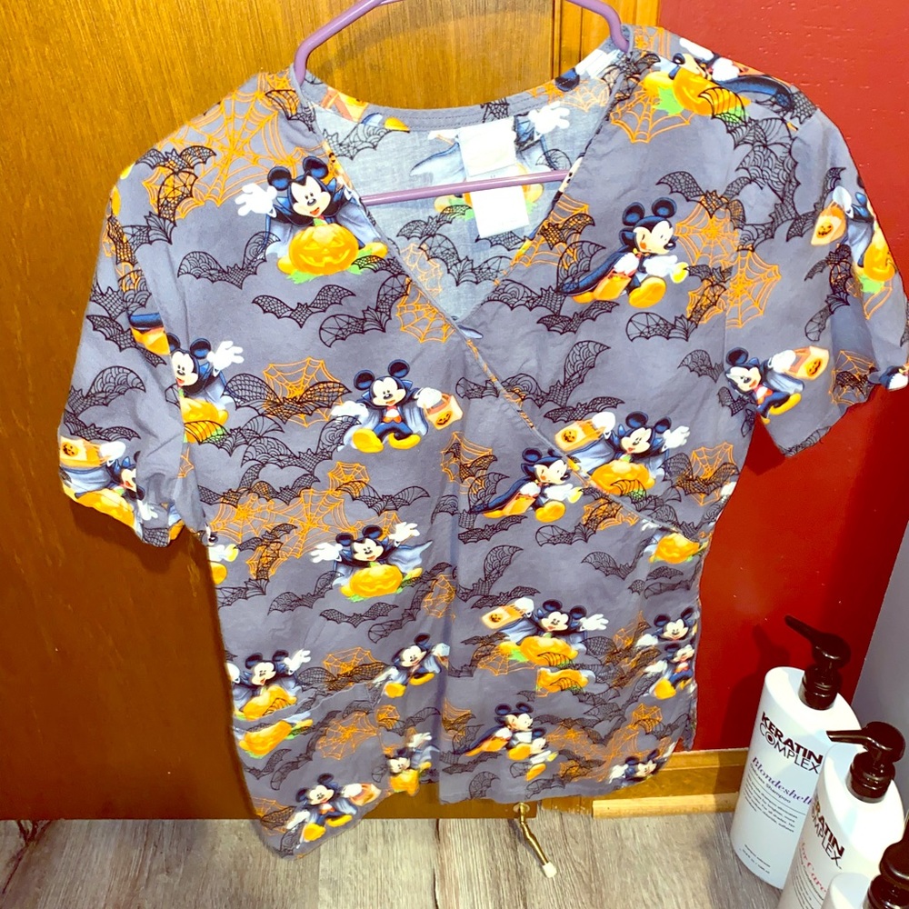 Halloween Scrub Top